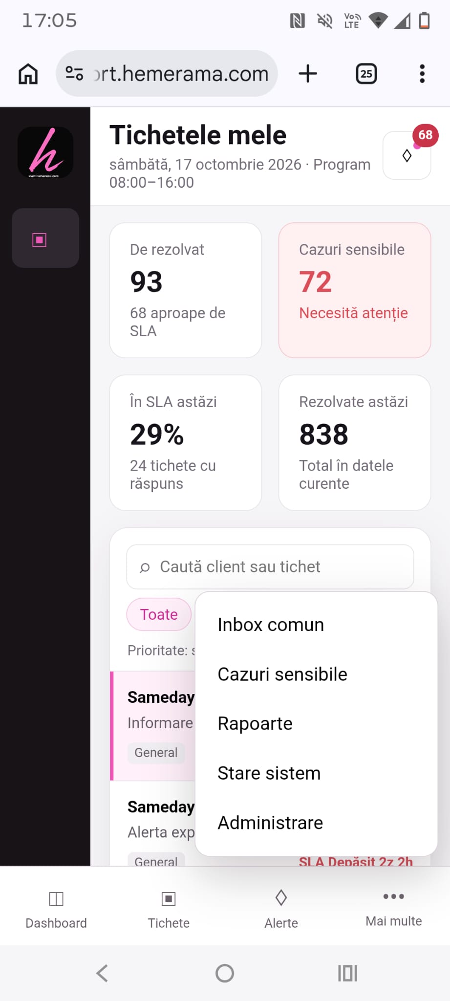 HEMERAMA SUPPORT – Intelligent Omnichannel Customer Support Management & Automation Platform